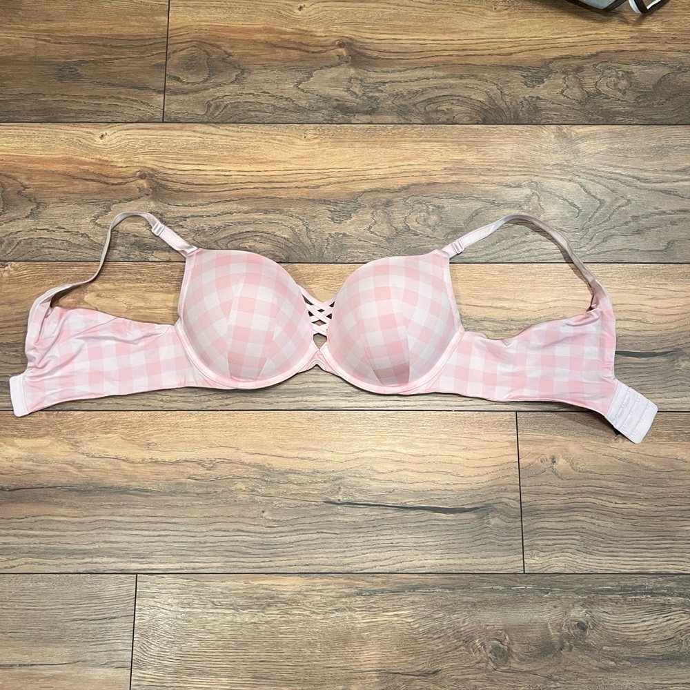 Torrid Pink Plaid Women's Bra